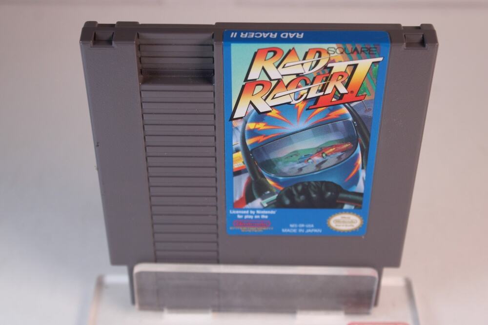 Rad Racer II 2 (Nintendo Entertainment System, 1990) Authentic Game Cart Only